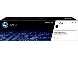 HP 106A Black Toner Cartridge 1,000 Pages Original W1106A