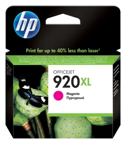 HP Ink Jet Magenta Cartridge No920XL Page Yield 700 CD973AE