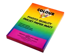 COLOURJET Speciality Paper Premium Matt Photo HD-120 / 100 A4 120gm 100 Sheets Inkjet Printers Box 100