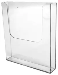 A4 Wallmount pamphlet/brochure holder, Portrait