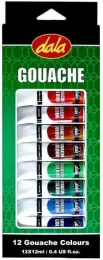 Dala gouche Paint Set 12x12ml PSG12
