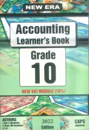 (ETA CAN BE 4-6 WEEKS) New Era Accounting Gr10 Textbook 9781920321406