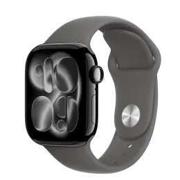APPLE WATCH SERIES 11 GPS + CELLULAR 42MM JET BLACK ALUMINIUM CASE WITH BLACK SPORT BAND - S/M