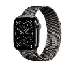 APPLE WATCH SERIES 11 GPS + CELLULAR 42MM SLATE TITANIUM CASE WITH SLATE MILANESE LOOP