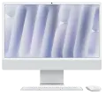 24-INCH IMAC WITH RETINA 4.5K DISPLAY: APPLE M4 CHIP WITH 8‑CORE CPU AND 8‑CORE GPU, 16GB, 256GB SSD - Silver image