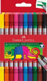 Faber Castell Double-Ended Felt Tip Pens (Set 10)