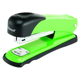 Rexel X15 Half Strip Stapler 010110BK (Each) - Green