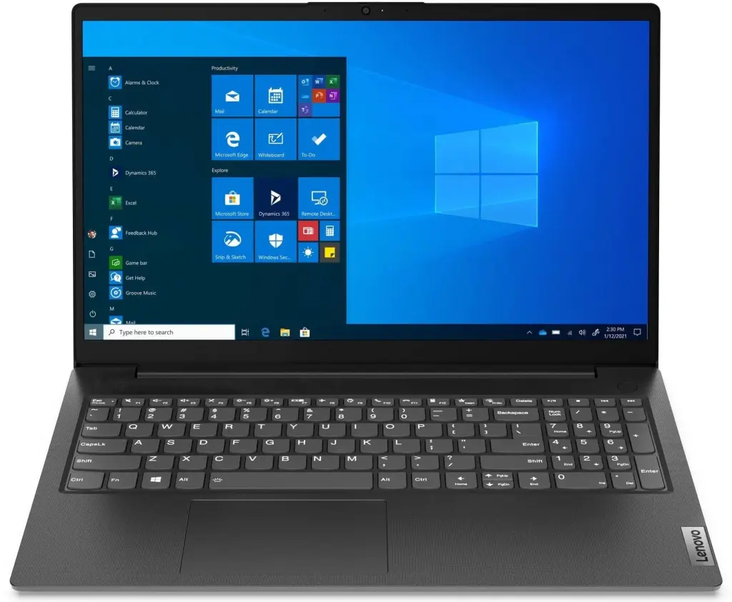 Lenovo V15 15.6 Inch FHD Laptop Core i3 4GB 256GB SSSD Windows 11 Pro 82KB00PYSA