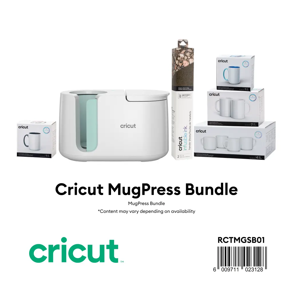 ECR Cricut Mug Press Bundle RCTMGSB01WTRES