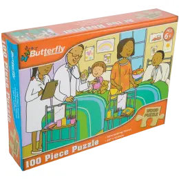 Butterfly A3 Wooden Puzzle 100 Piece - 2 Designs