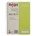 Rexel A4 NoteBook Feint & Perfortaed 120pg (Each) - Lime image