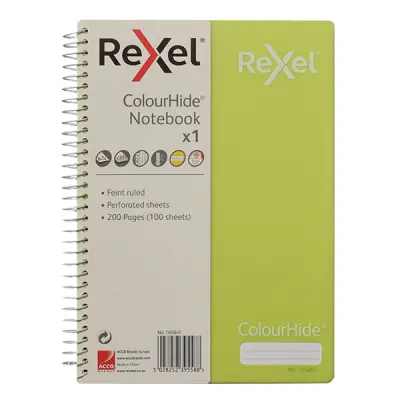 rexel-a4-notebook-feint-perfortaed-120pg-each-lime.jpg