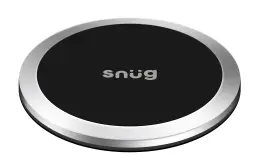 Snug Fast Wireless Desktop Plate Charger (Grey)