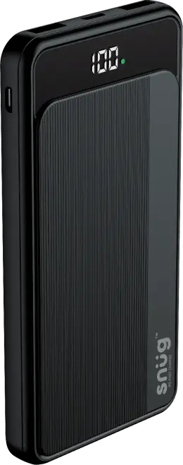 Snug 10000mAh LED Dig Powerbank Black SNPB-10000-LDIG