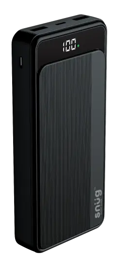 Snug 20000mAh LED Dig Powerbank Black SNPB-20000-PDIG