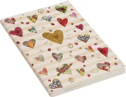 Turnowsky Heart Stitched Notebook - A6 Size