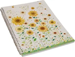 Turnowsky Sunflower Soft Cover Notebook - A4 Size