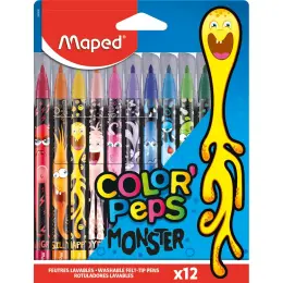 Maped Felt Tip Monster Pack 12
