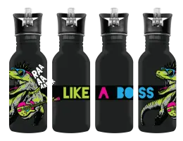 Butterfly Aluminium Drinking Bottles - 2 Designs D1 - Boys