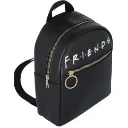 Friends Small Black Backpack