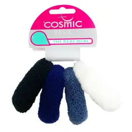 Cosmic School 4Pk Terry Ponytailer Assorted