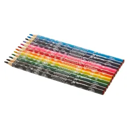 Spiderman 12 Colour Pencils Triangular Multipack