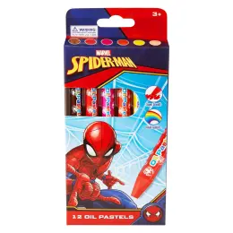 Spiderman 12 Oil Pastels Multipack