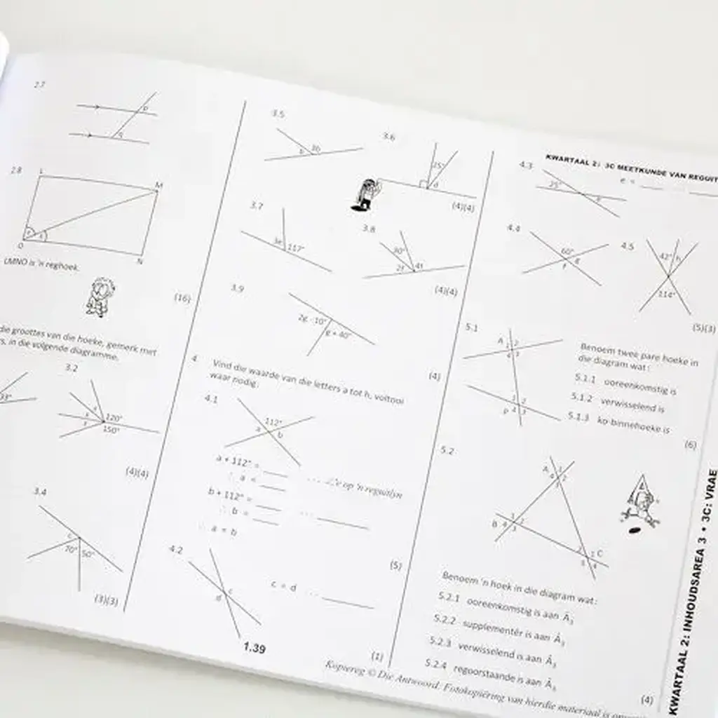 Die Antwoord-Reeks: Gr 8 Wiskunde 2in1 Studiegids