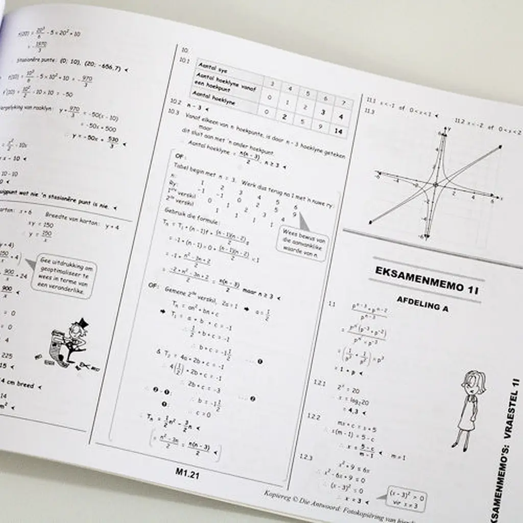 Die Antwoord-Reeks: Gr 12 Wiskunde V&A Studiegids