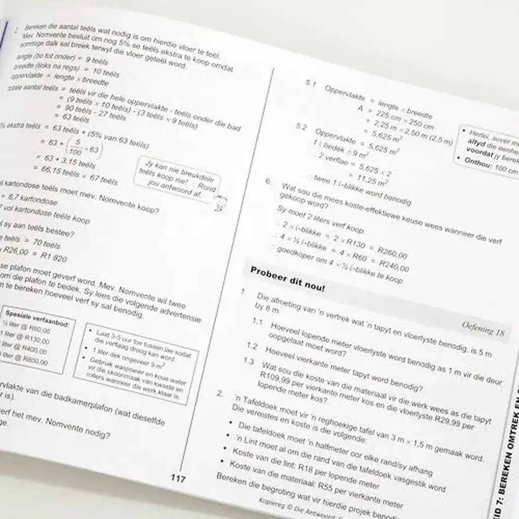 Die Antwoord-Reeks: Gr 10 Wiskundige Geletterheid 3in1 Studiegids