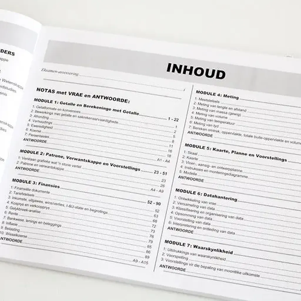 Die Antwoord-Reeks: Gr 11 Wiskundige Geletterdheid 3in1 Studiegids