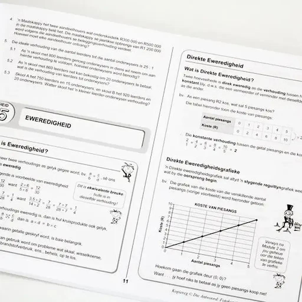 Die Antwoord-Reeks: Gr 12 Wiskunde Geletterdheid 3in1 Studiegids