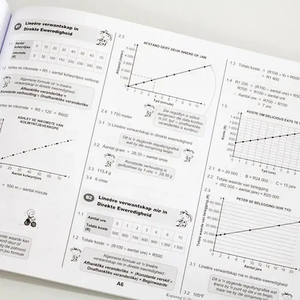 Die Antwoord-Reeks: Gr 12 Wiskunde Geletterdheid 3in1 Studiegids