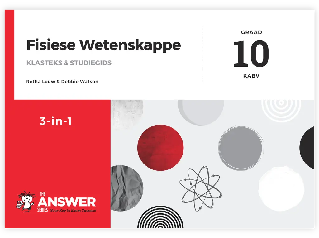 Die Antwoord-Reeks: Gr 10 Fisiese Wetenskappe 3in1 Studiegids
