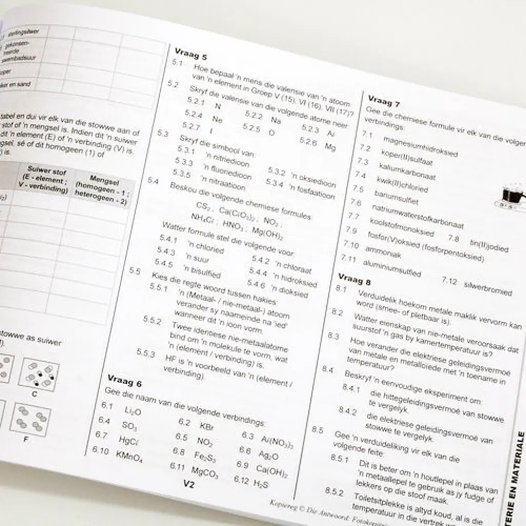 Die Antwoord-Reeks: Gr 10 Fisiese Wetenskappe 3in1 Studiegids