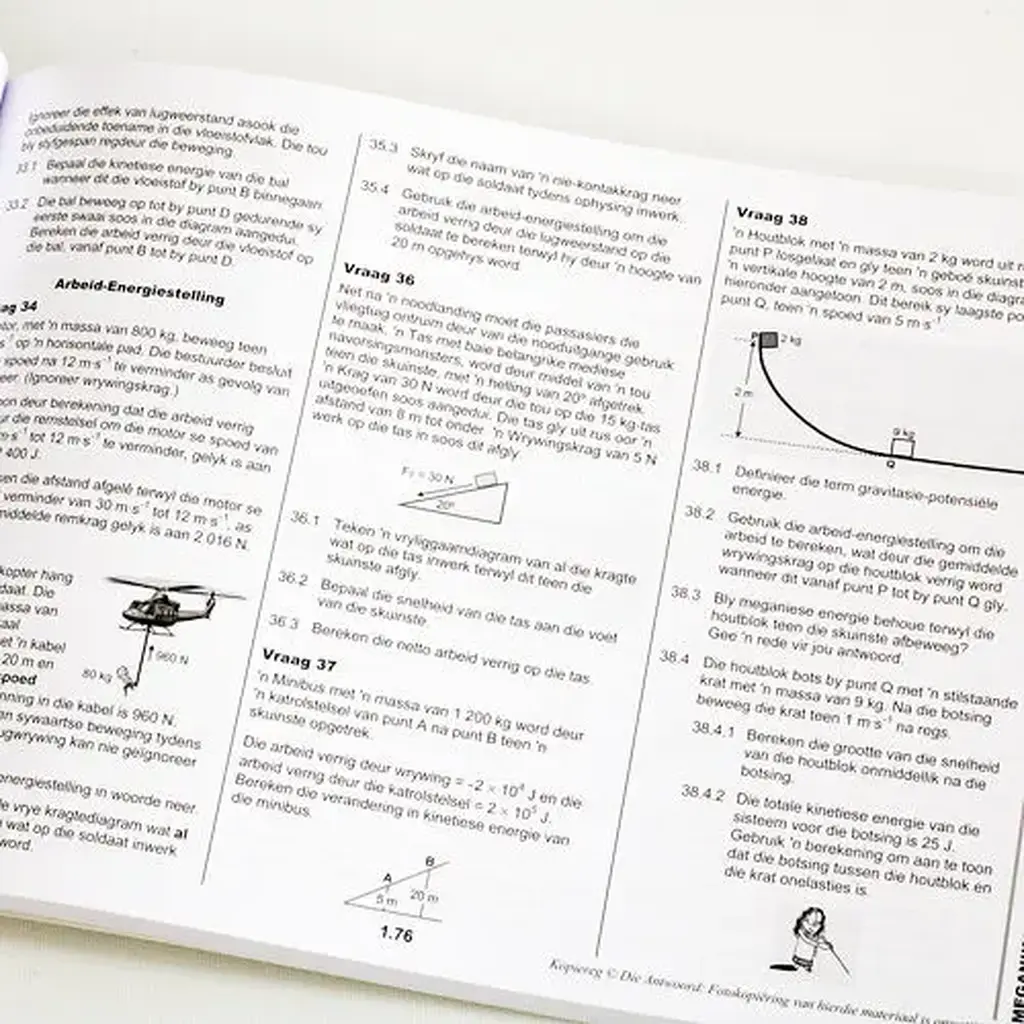 Die Antwoord-Reeks: Gr 12 Fisiese Wetenskappe 3in1 Studi