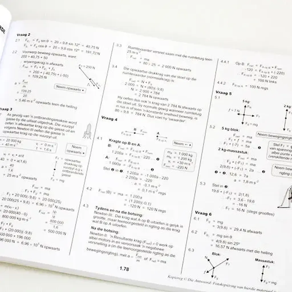 Die Antwoord-Reeks: Gr 12 Fisiese Wetenskappe 3in1 Studi