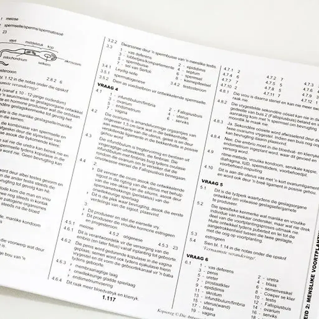 Die Antwoord-Reeks: Gr 12 Lewenswwetenskappe DEEL 1 3in1 Studiegids
