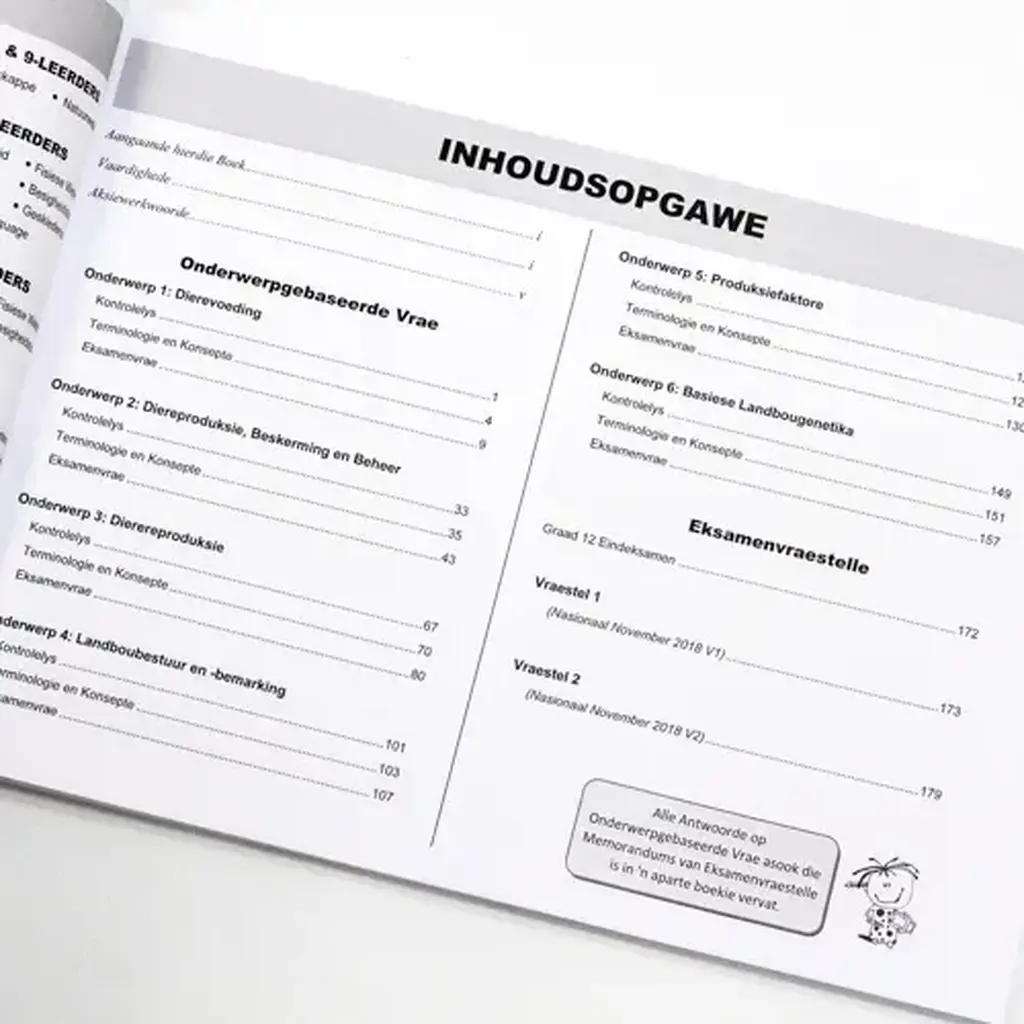 Die Antwoord-Reeks: Gr 12 Landbouwetenskappe 2in1