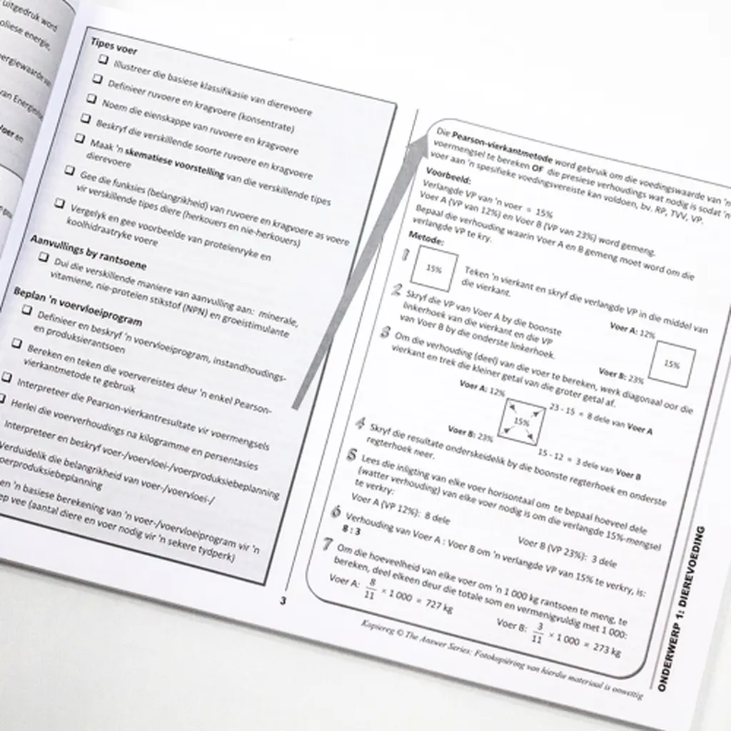 Die Antwoord-Reeks: Gr 12 Landbouwetenskappe 2in1