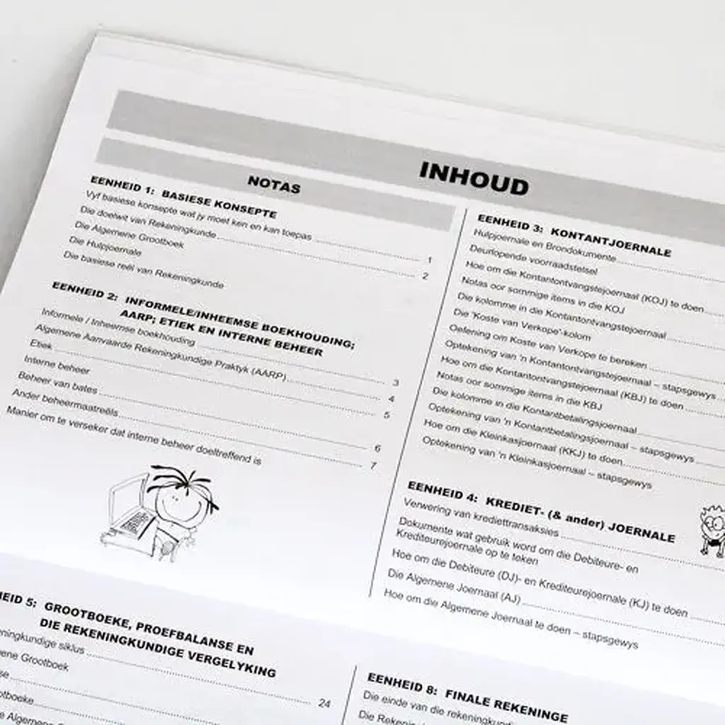 Die Antwoord-Reeks: Gr 10 Rekeningkunde 3in1 Studiegids