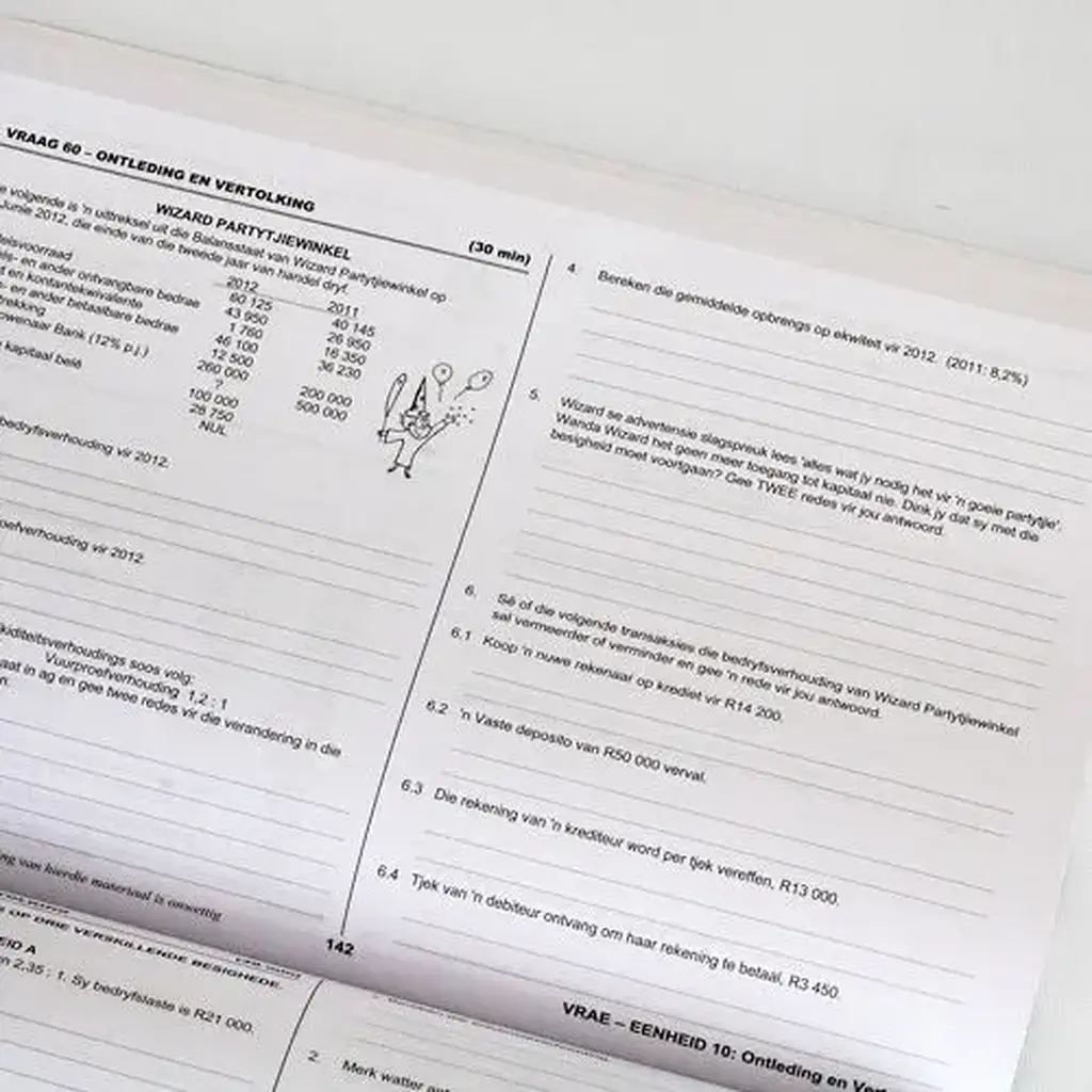 Die Antwoord-Reeks: Gr 10 Rekeningkunde 3in1 Studiegids