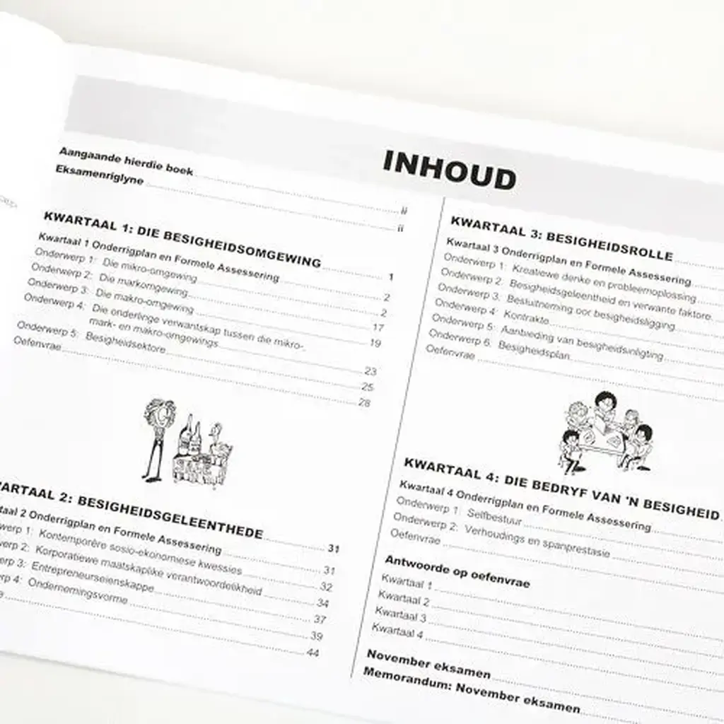 Die Antwoord-Reeks: Gr 10 Besigheidstudies 3in1 Studiegids