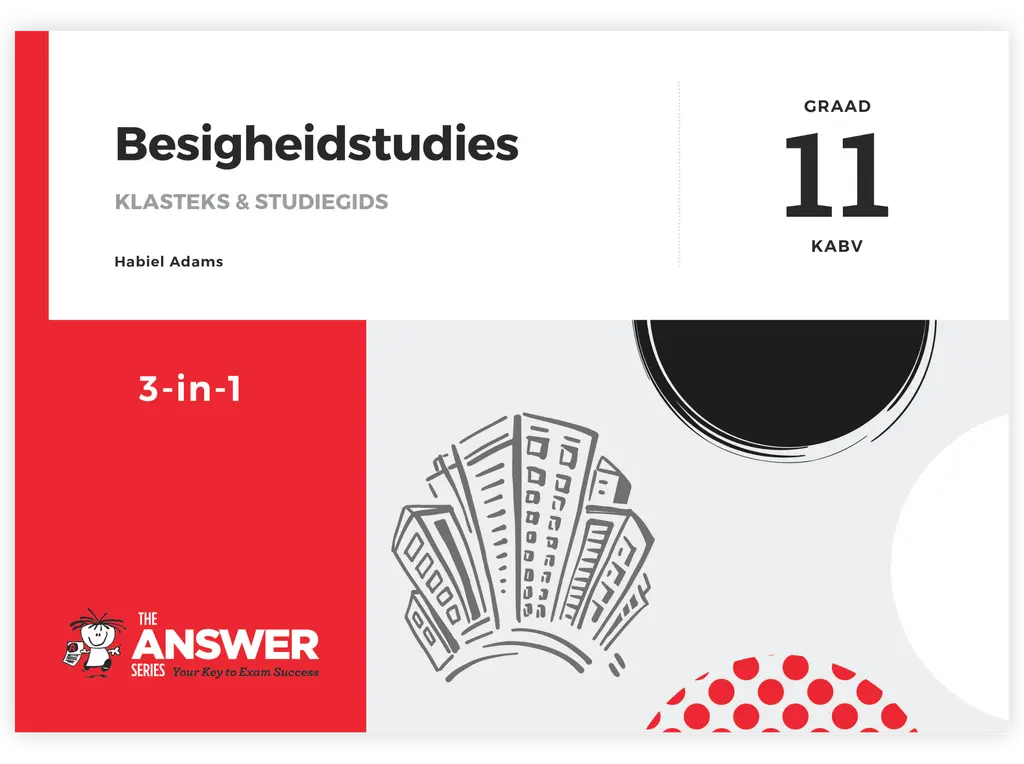 Die Antwoord-Reeks: Gr 11 Besigheidstudies 3in1 Studiegids