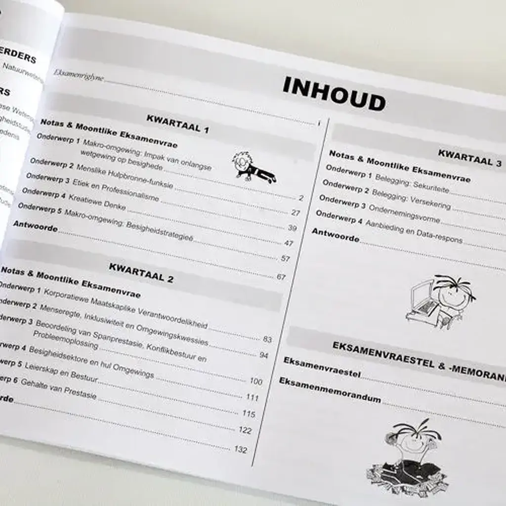 Die Antwoord-Reeks: Gr 12 Besigheidstudies 3in1 KABV studiegids