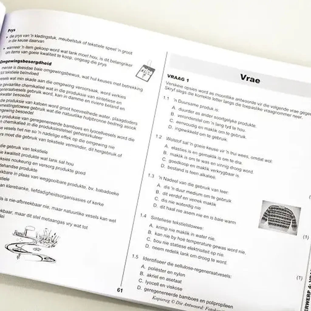Die Antwoord-Reeks: Gr 10 Verbruikerstudies 3in1 Studiegids