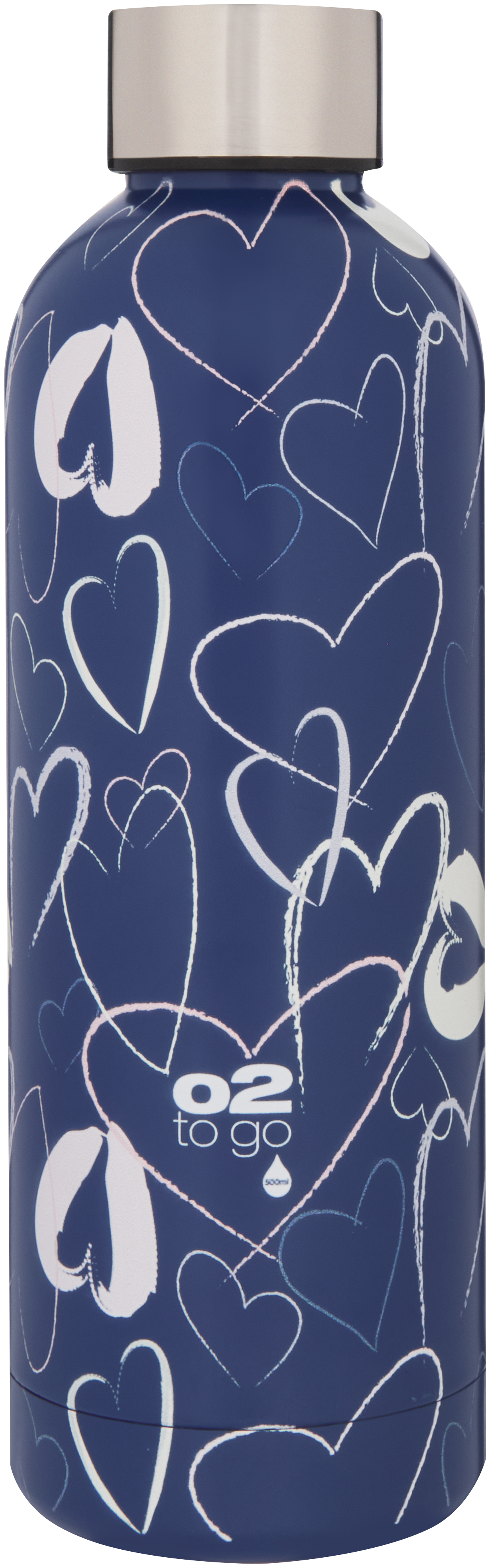 O2 Double Wall Stainless Steel Bottle 500ml O2 SSPB500 - Navy Blue ...
