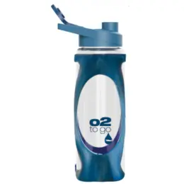 O2 Active Sports Bottle 700ml - Deep Blue