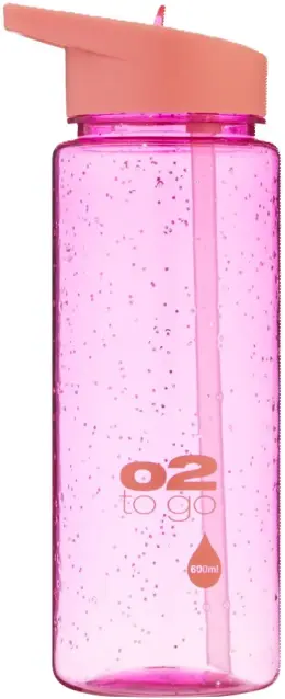  O2 Glitter 500ml - Pink
